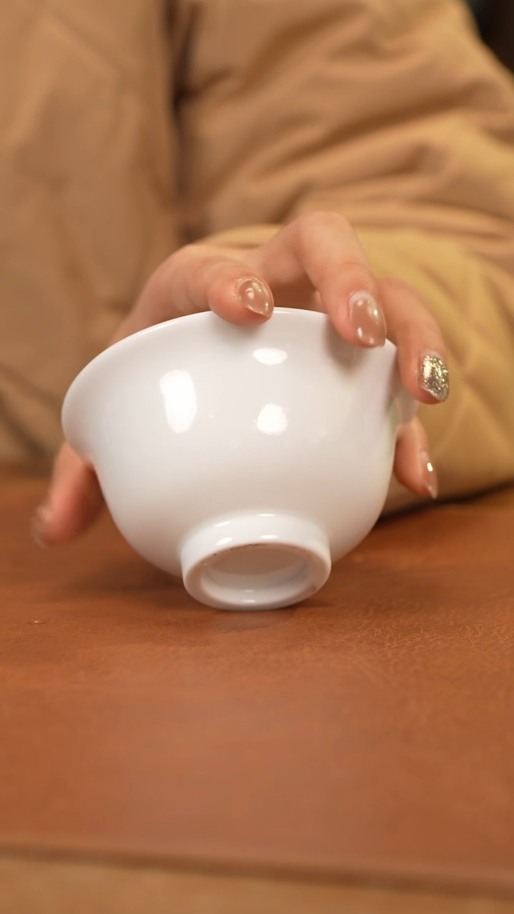 【闪购商品】杯景德镇白胎压手杯