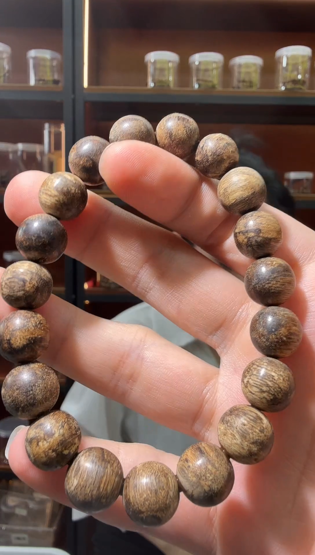 沉香手串天*星30号海南黎母山多样性发一