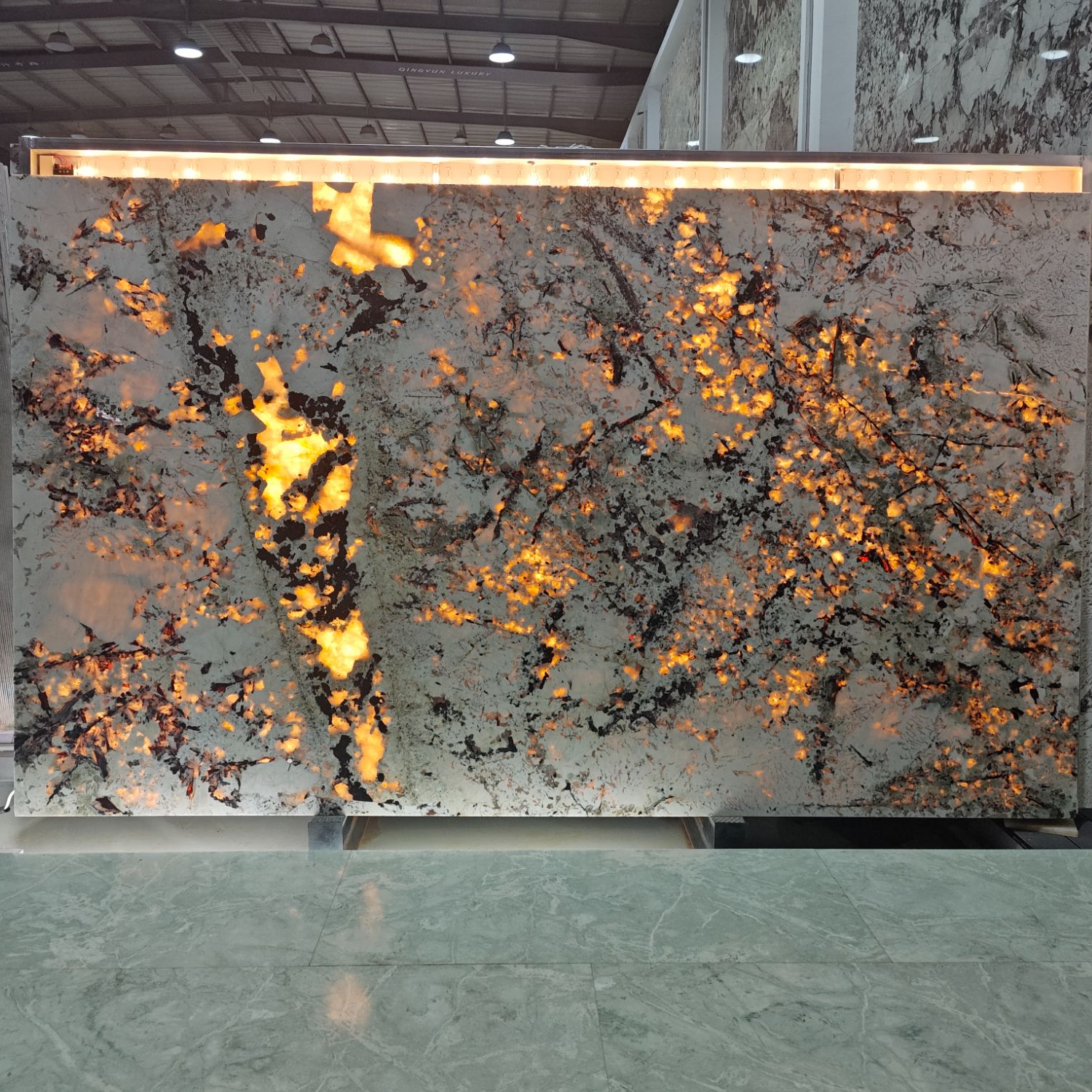 巴西天然进口透光奢石天山暮雪