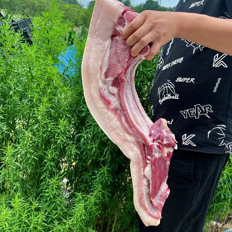 农家熟食猪肉《带排五花肉》