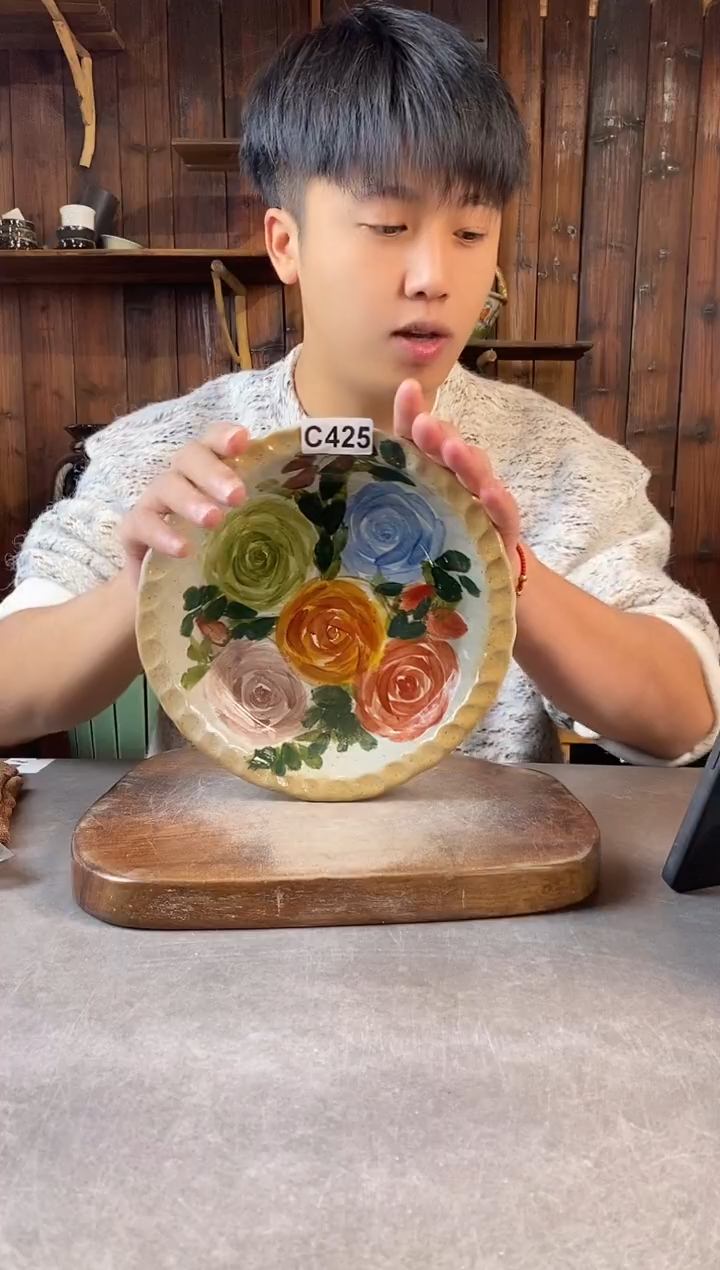 碗425，手工手绘，超值陶瓷！