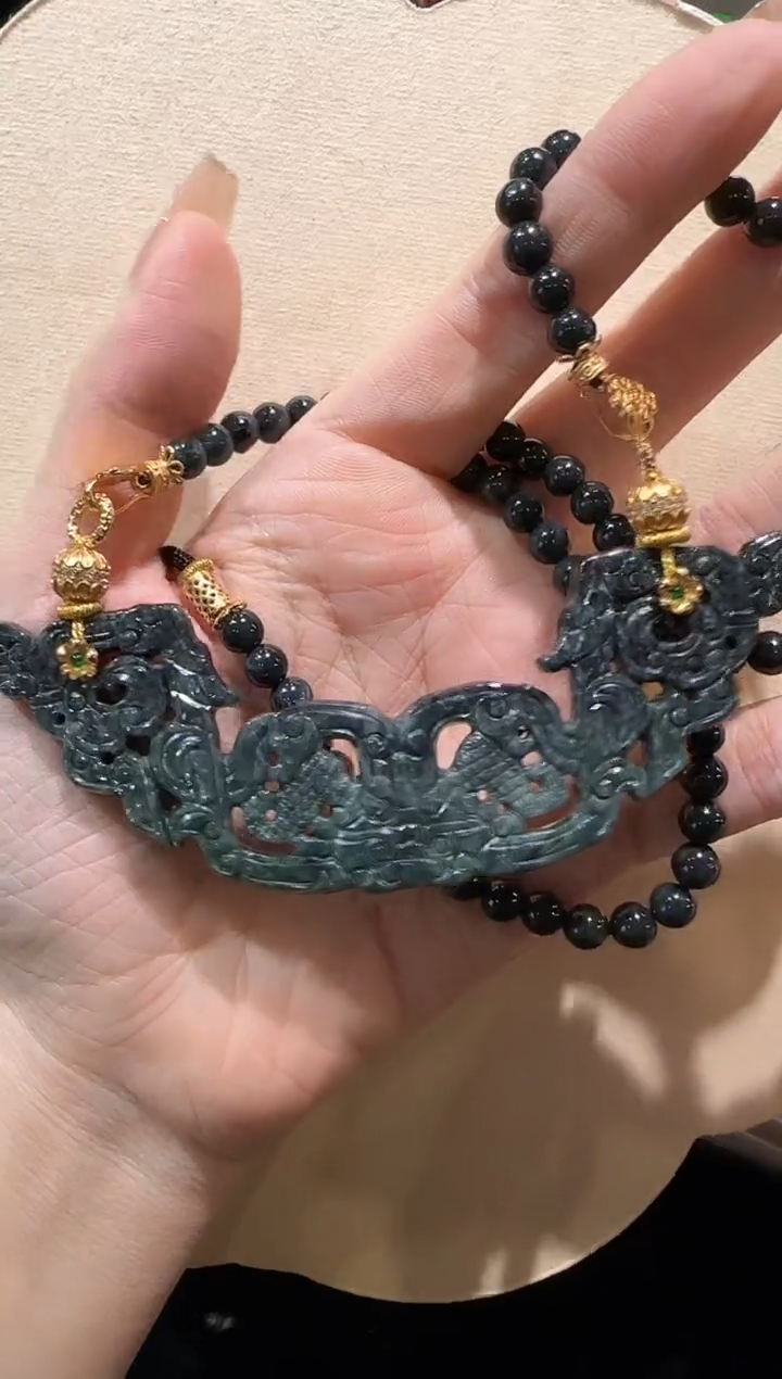 【闪购商品】翡翠颈饰未镶嵌国风