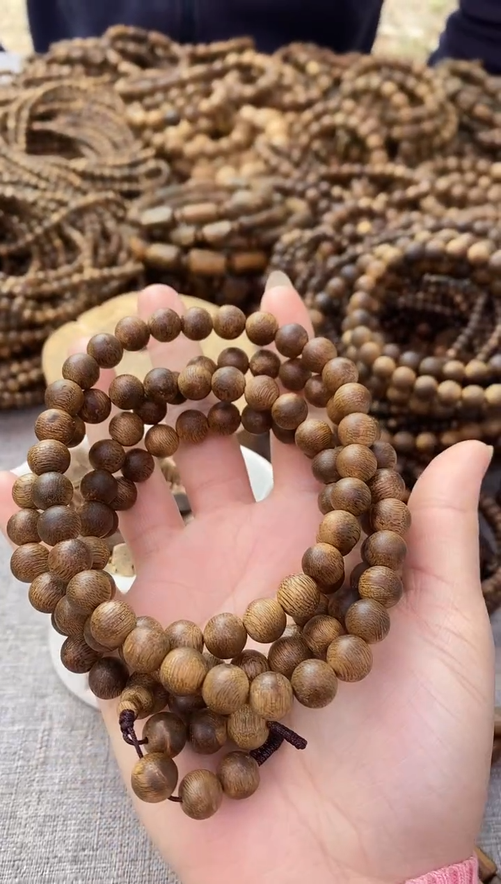 【闪购商品】沉香手串中山09圆珠多圈棋楠手串31+多样性发一