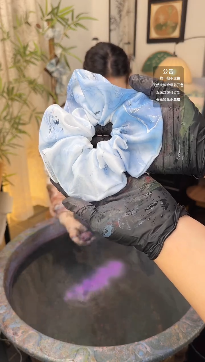 90 雪落 超大肠发圈