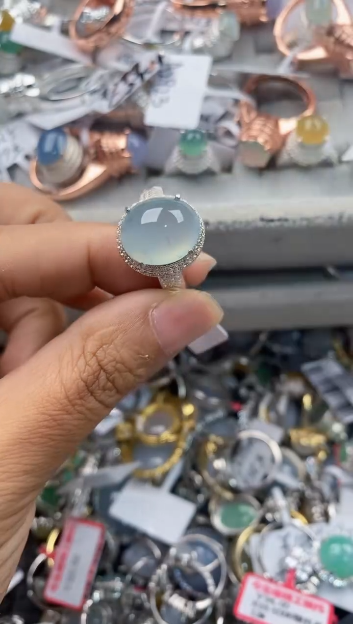 未镶嵌戒指翡翠444---10