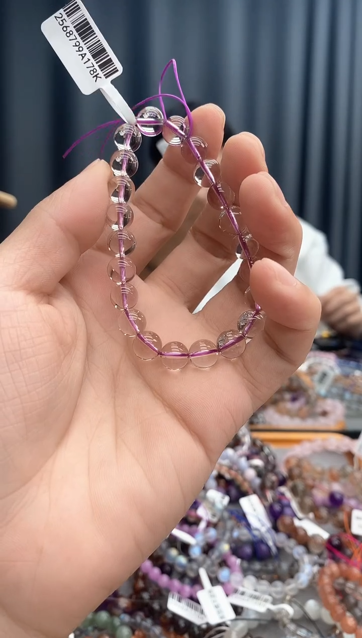 【闪购商品】水晶手链未镶嵌紫黄晶