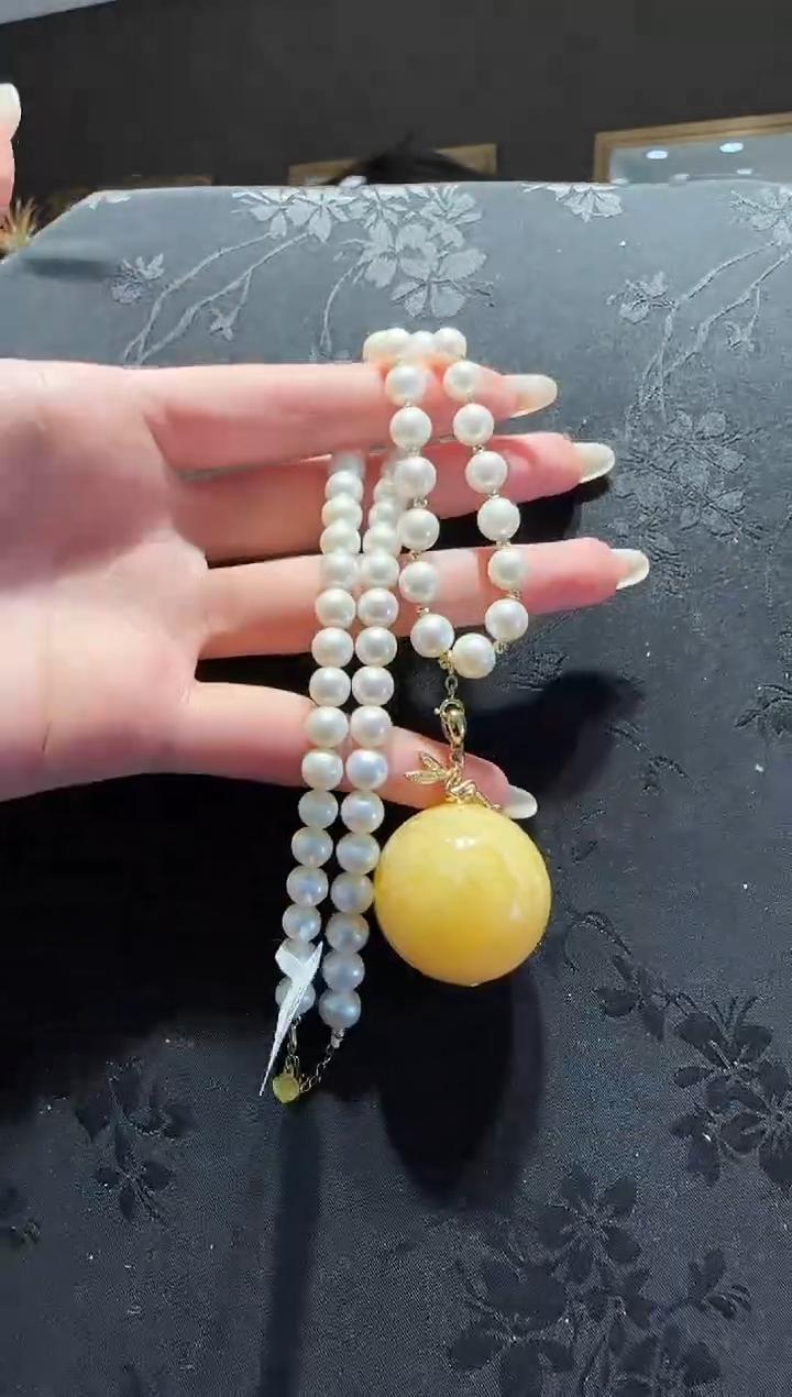 【闪购商品】淡水珍珠项链未镶嵌珍珠项链设计款