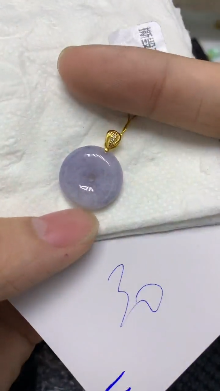 颈饰未镶嵌翡翠缅甸A货翡翠