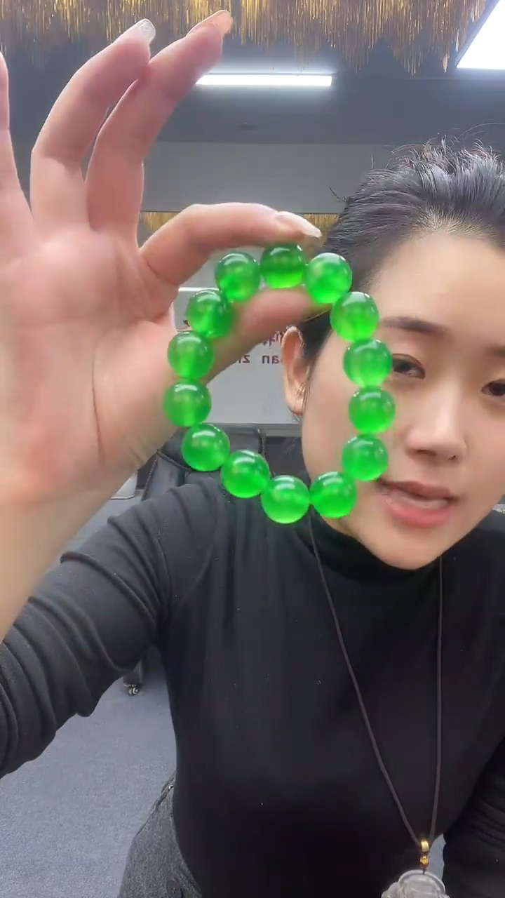 绿色卡16手串多样性发货一件