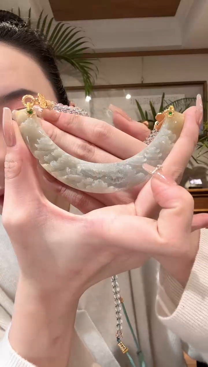 【闪购商品】翡翠颈饰未镶嵌国风