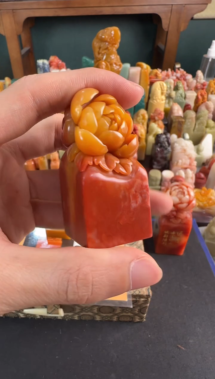 【闪购商品】青田石印石包四字7097