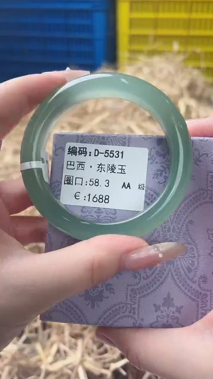 未镶嵌手镯石英质玉D-5531