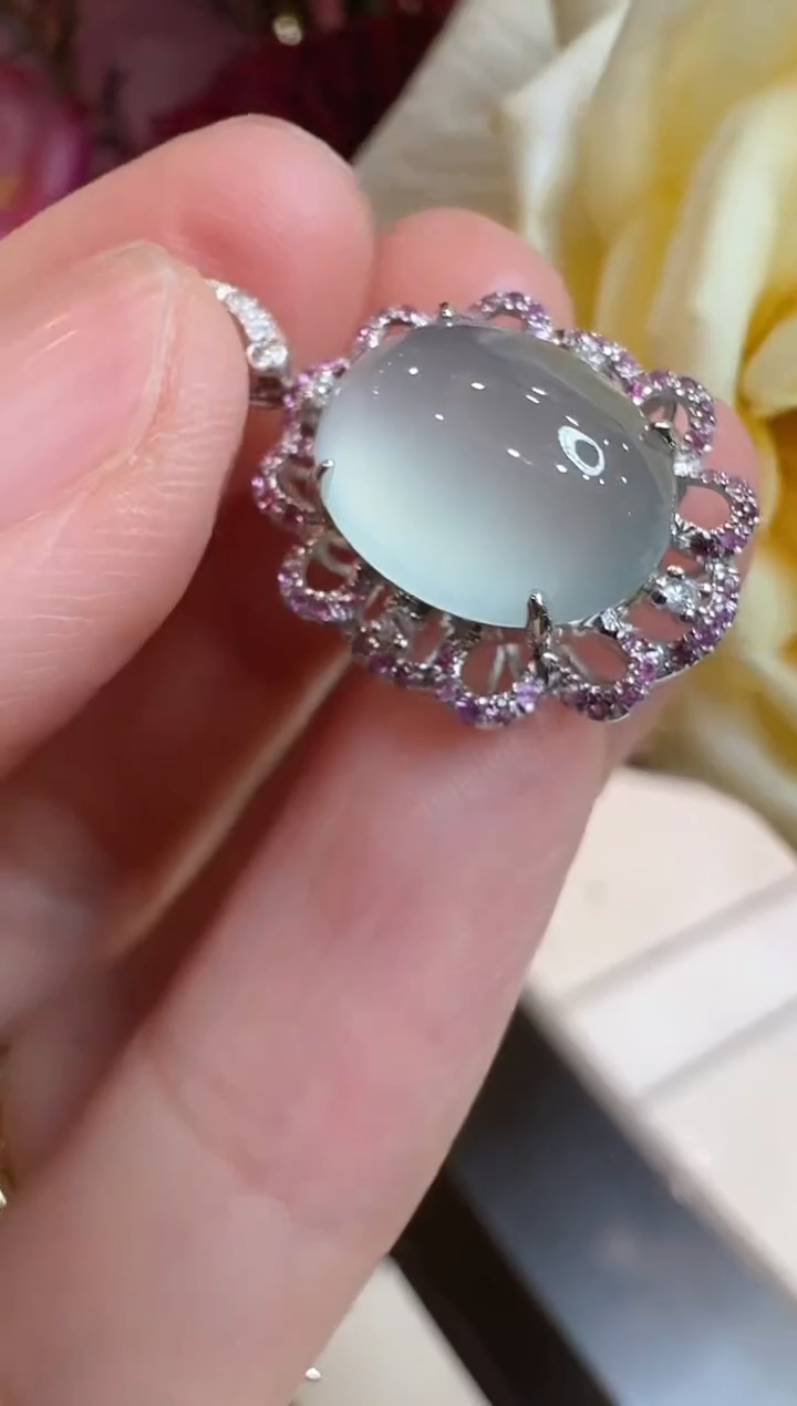 【闪购商品】翡翠戒指18K金镶嵌多样性团购发一件