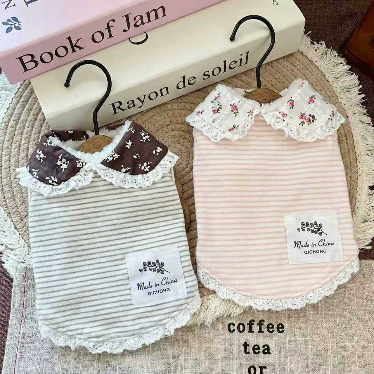 JoyfulPets宠物服饰秋冬加绒棉韩系衣服小型犬猫咪通用