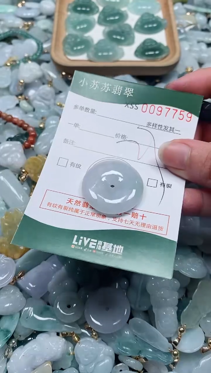 【闪购商品】翡翠颈饰未镶嵌闪购商品0097759