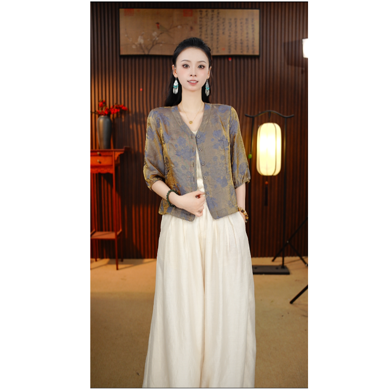 【晨曦】小雪高定新中式国风外套