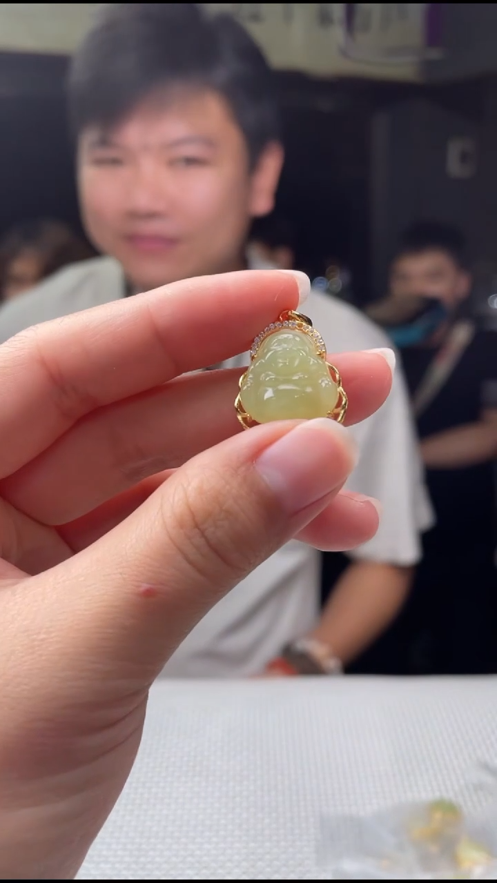 和田玉银S925镶嵌颈饰36245T14-3N6-多样性/发一件