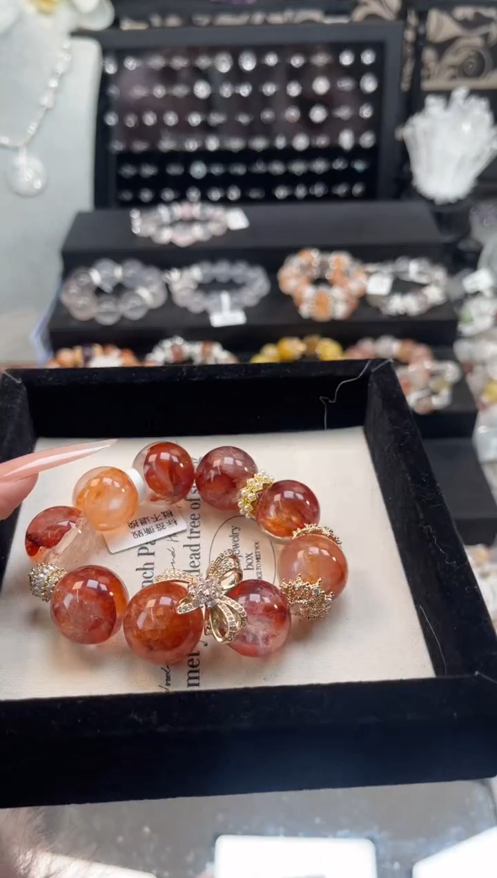 【闪购商品】烟晶手链银S925镶嵌天然水晶 多样性发货