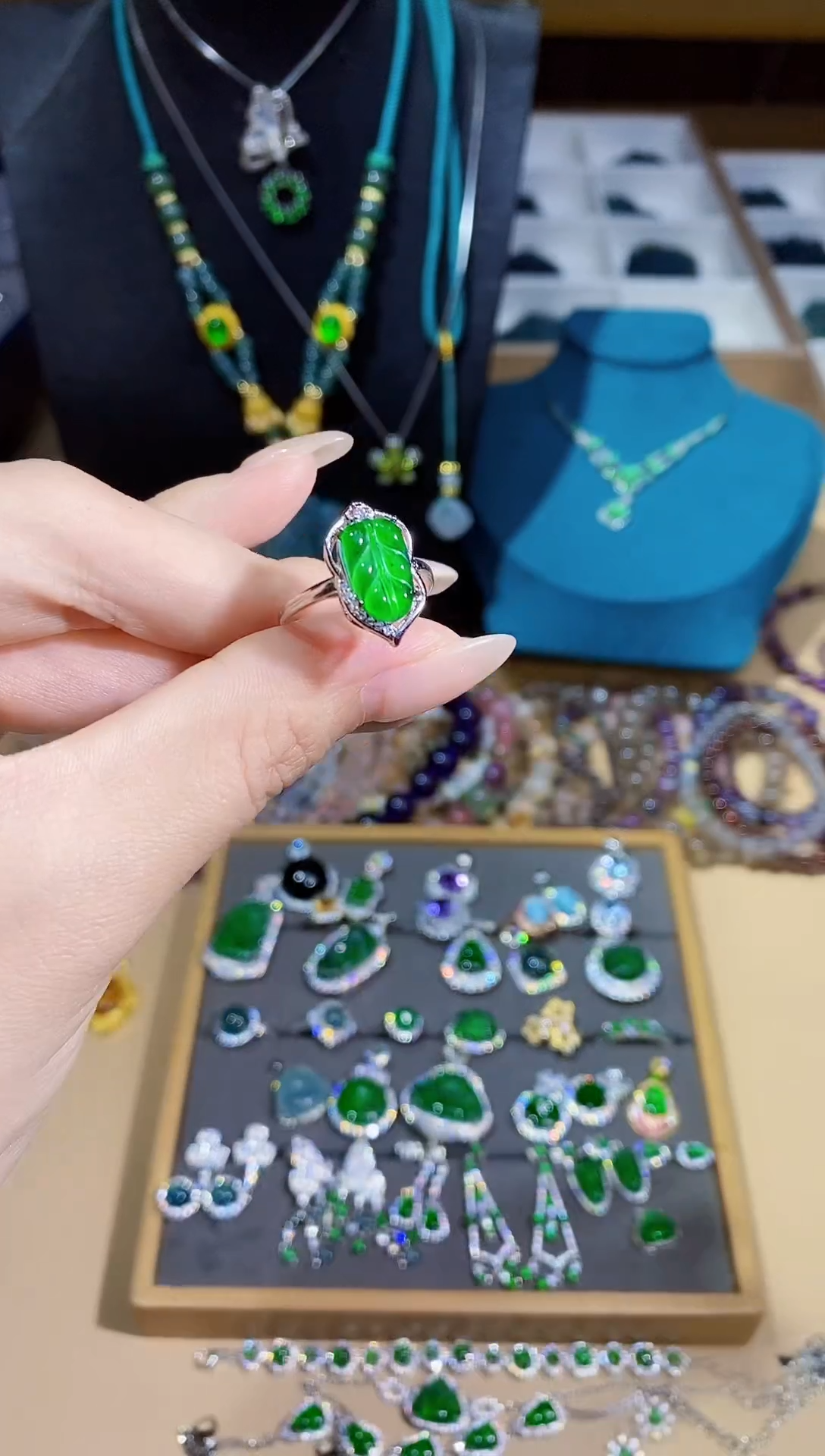 【闪购商品】翡翠戒指未镶嵌多样性发其一【45】