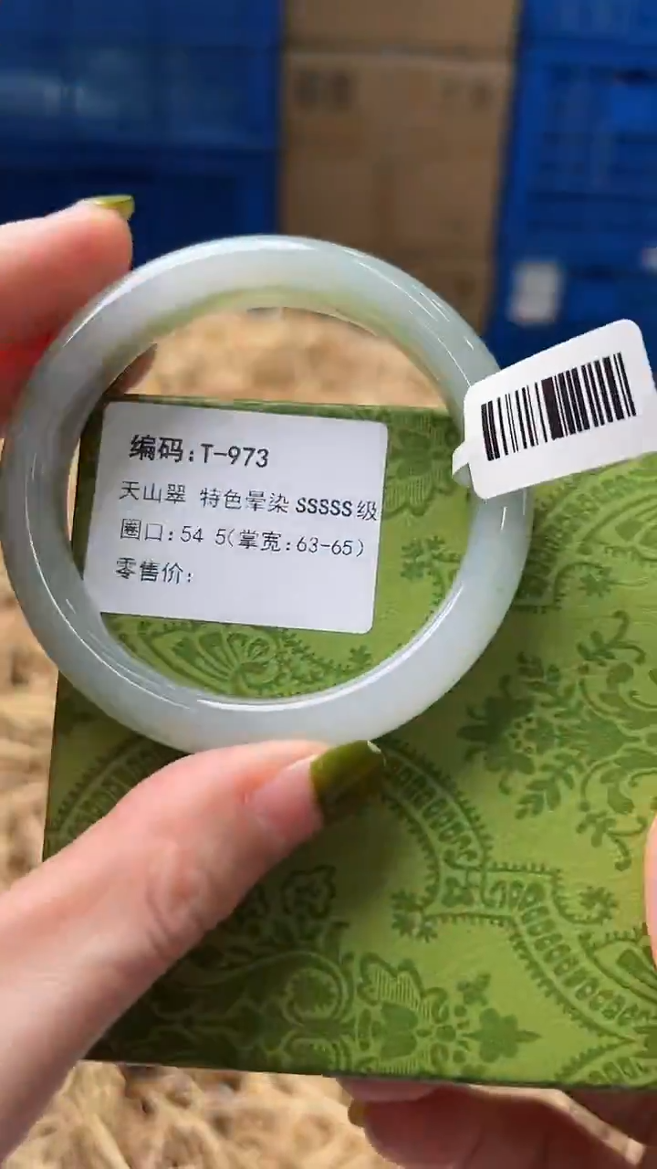 未镶嵌手镯石英质玉T973