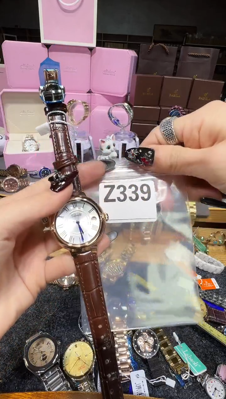 石英机芯不锈钢不锈钢直播定闪专用