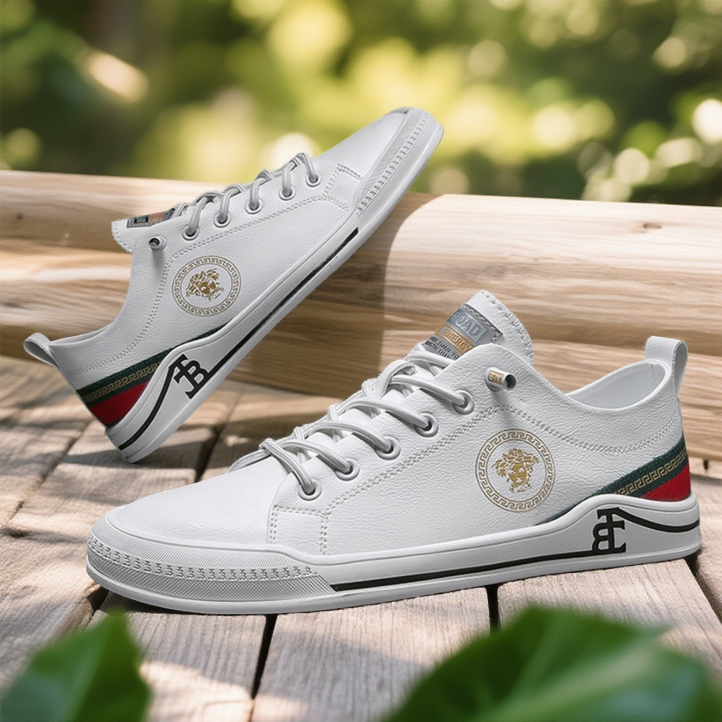 z8男鞋新款真皮小白鞋春夏韩版潮流休闲板鞋百搭透气软底MF777-1