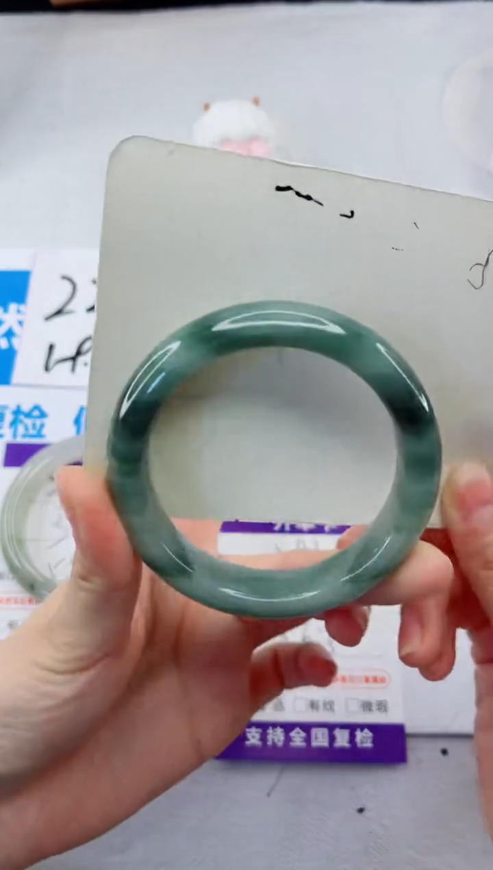 【闪购商品】石英质玉手镯合金283-56.3
