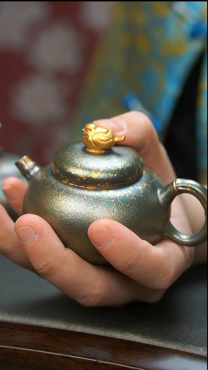 【闪购商品】紫砂茶壶金鸟紫砂壶