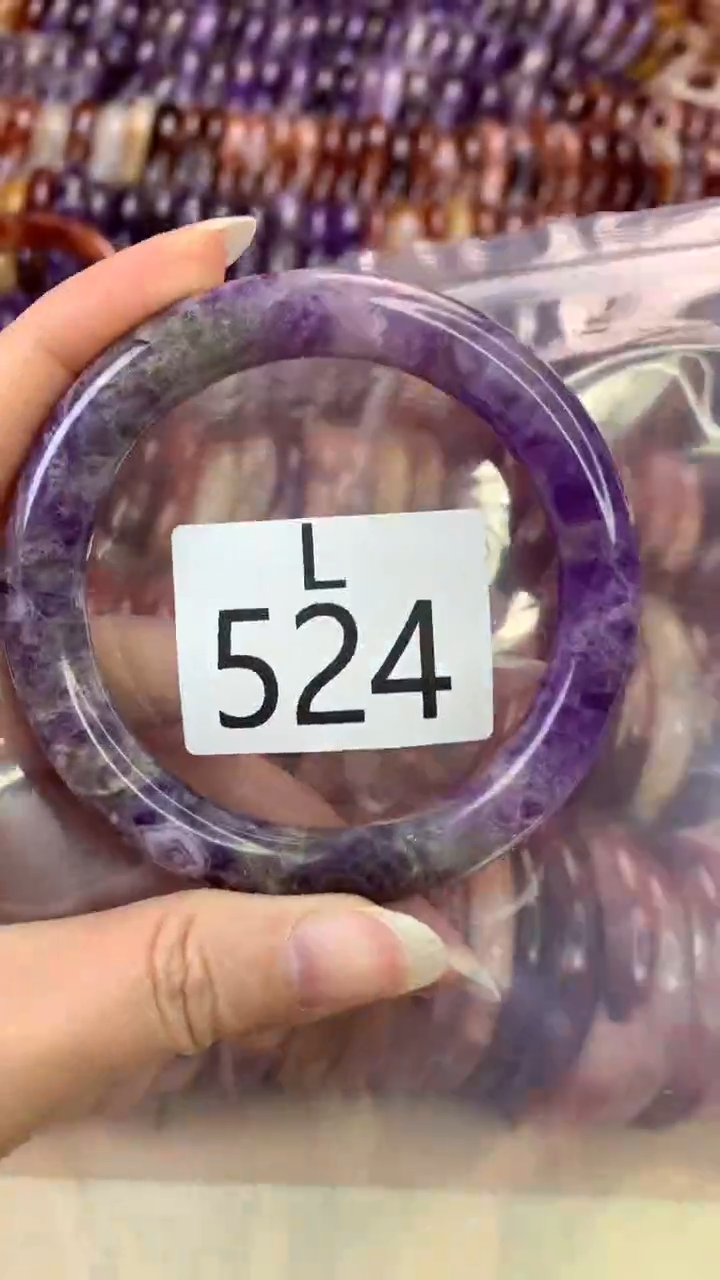 【闪购商品】水晶水晶手镯L未镶嵌524-58