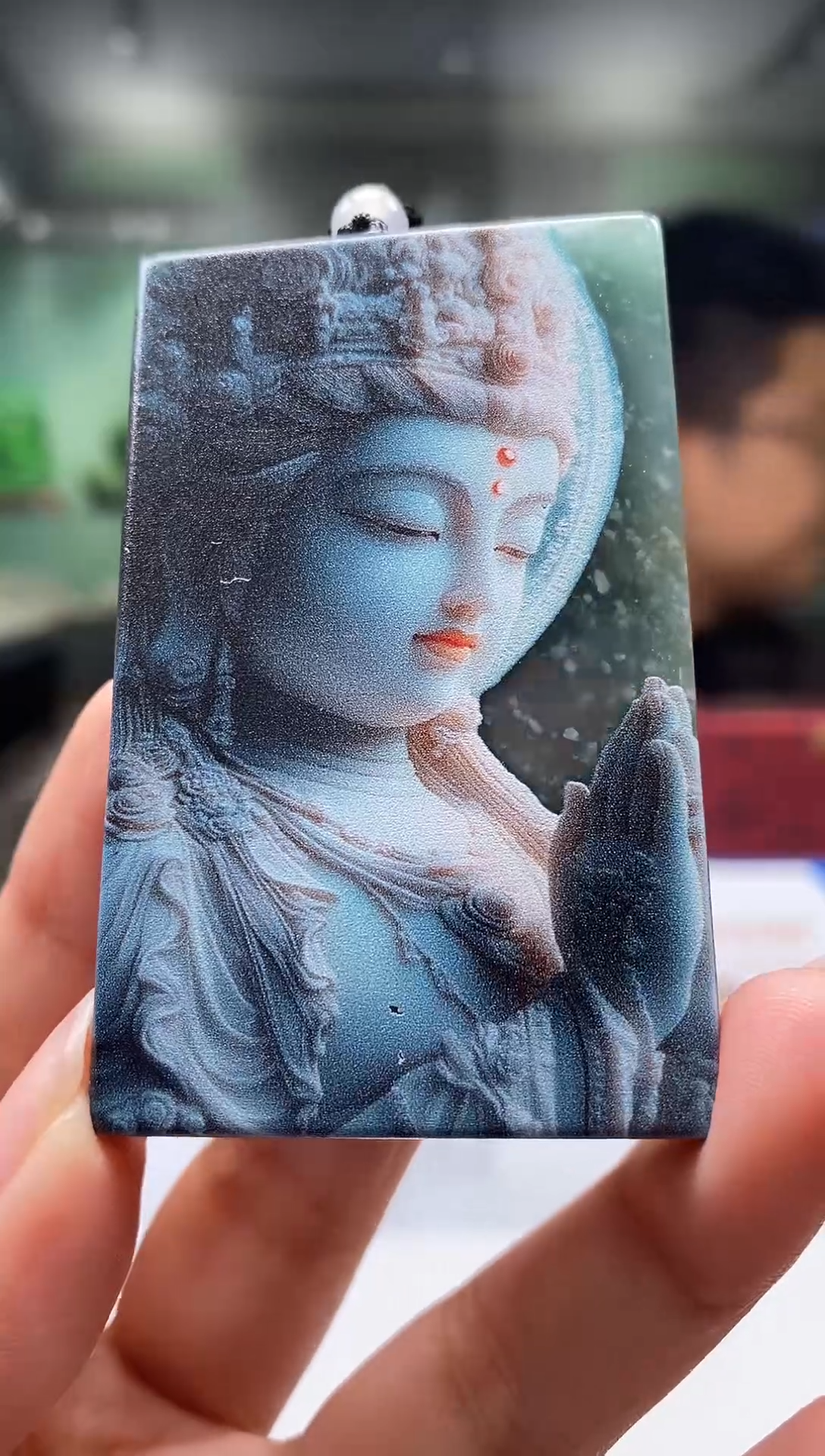 未镶嵌定制翡翠KK翡翠毛货吊坠-13