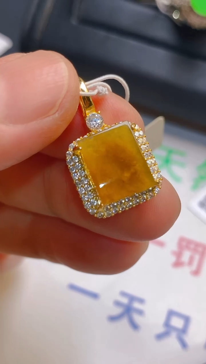 【闪购商品】翡翠耳饰银S925镶嵌天然A货翡翠1
