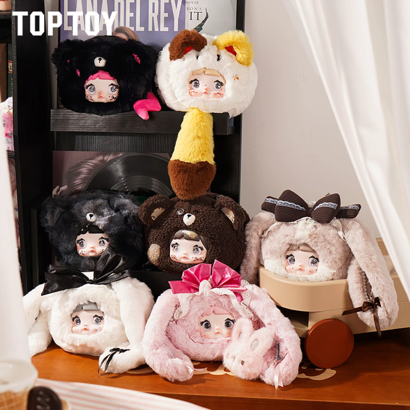 【拆盒】乐乐TOP TOY 糯米儿-收纳包毛绒可爱包 潮玩盲盒 