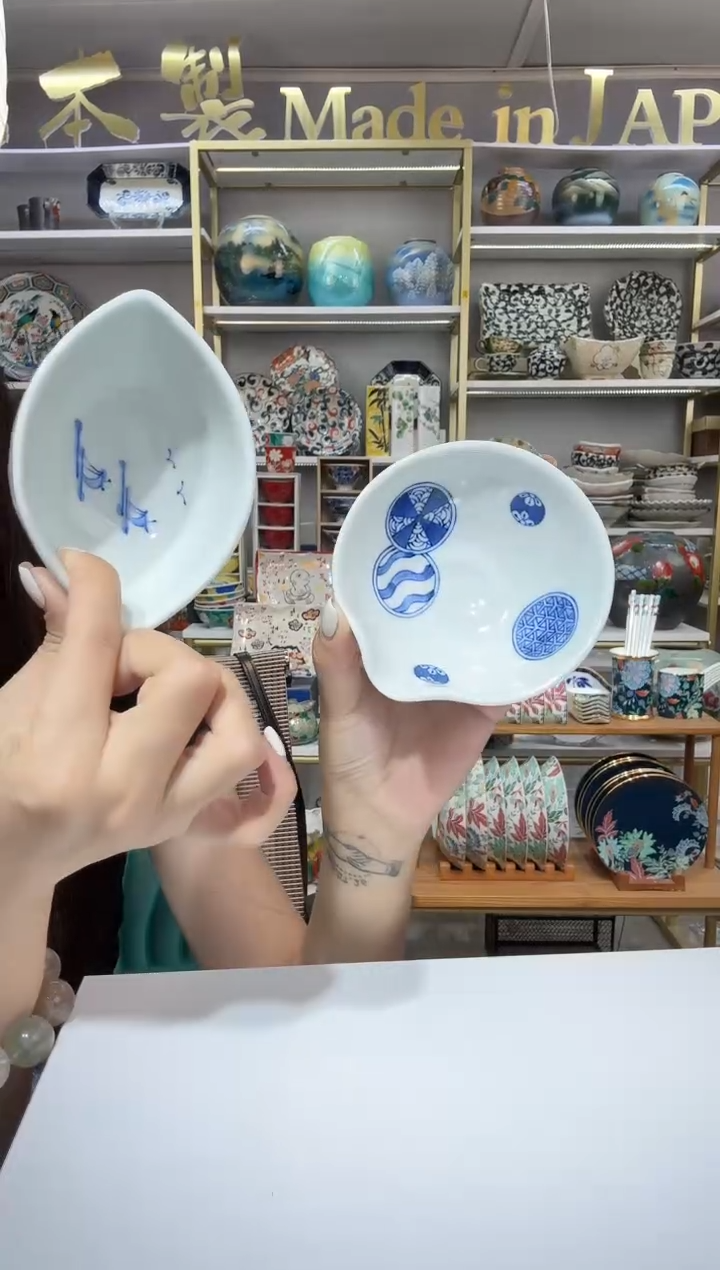 陶瓷有田烧小钵2只装白色