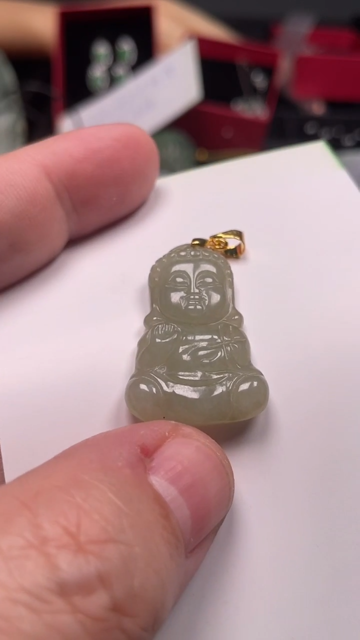 颈饰未镶嵌翡翠天然缅甸翡翠A货