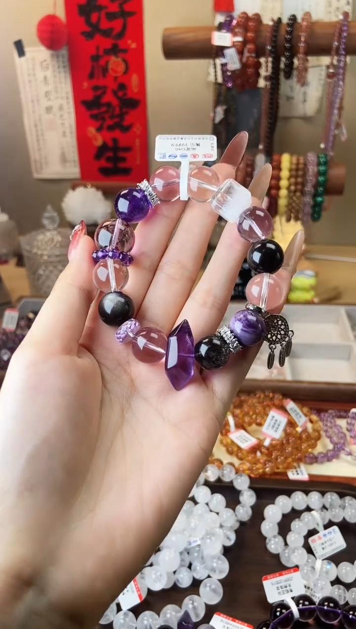 【闪购商品】水晶手串合金高定g46