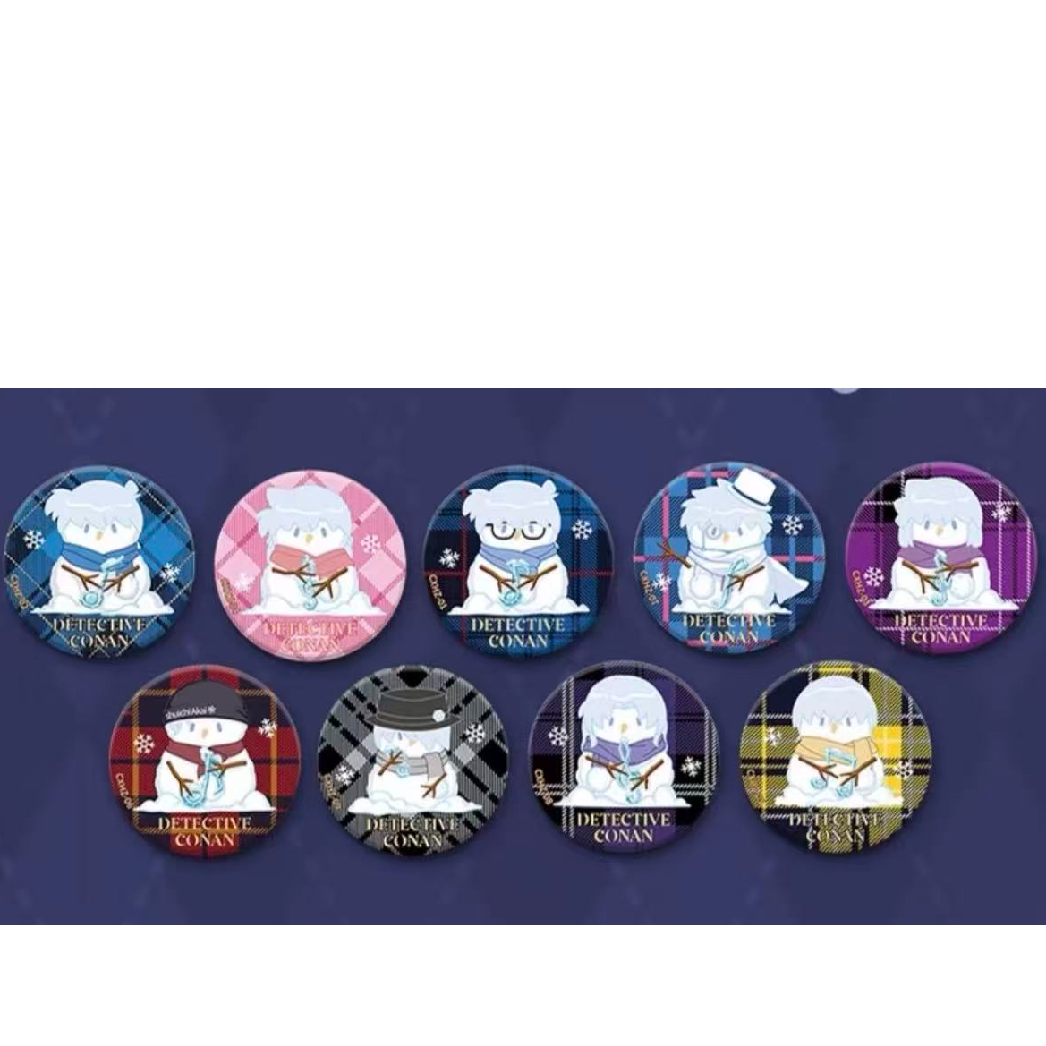 【小豆】名侦探柯南 永夜序曲快闪刺绣吧唧 盲盒（默认代拆）