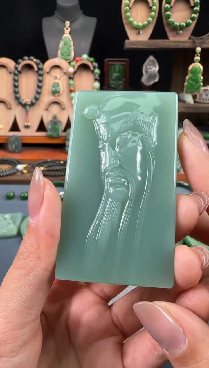 【闪购商品】和田玉（碧玉）吊坠未镶嵌1