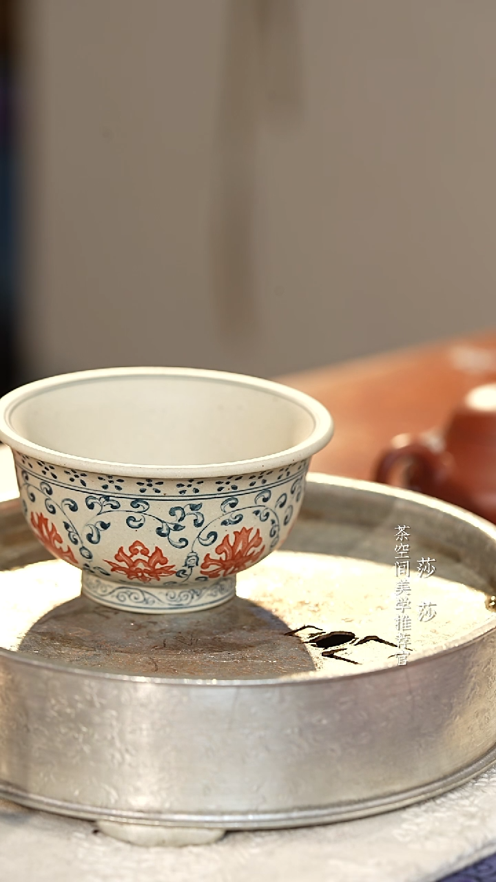 【闪购商品】三廖堂压手杯缠枝莲缠枝莲缠枝莲