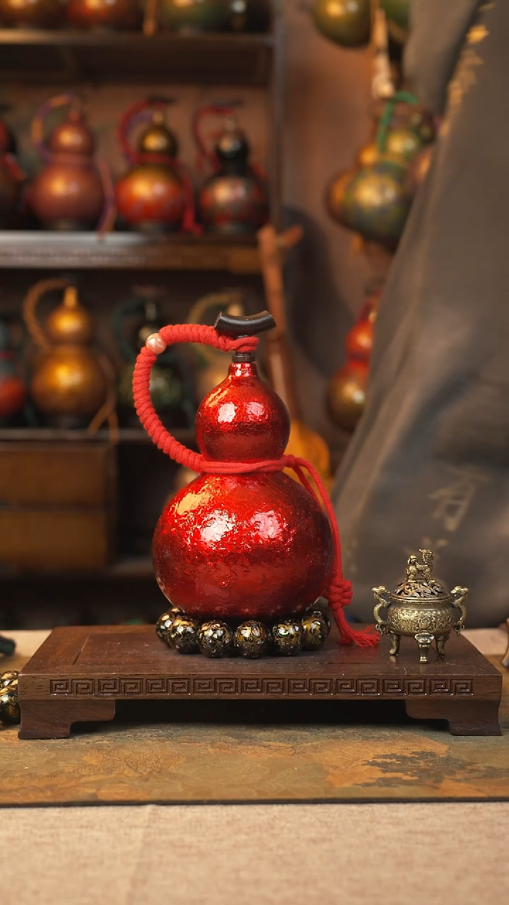 【闪购商品】245大漆葫芦一物一拍记葫堂出品