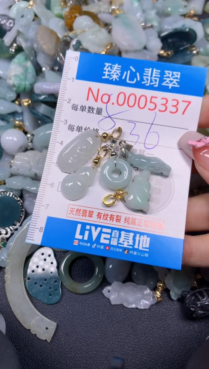 【闪购商品】翡翠颈饰未镶嵌含绳0005337