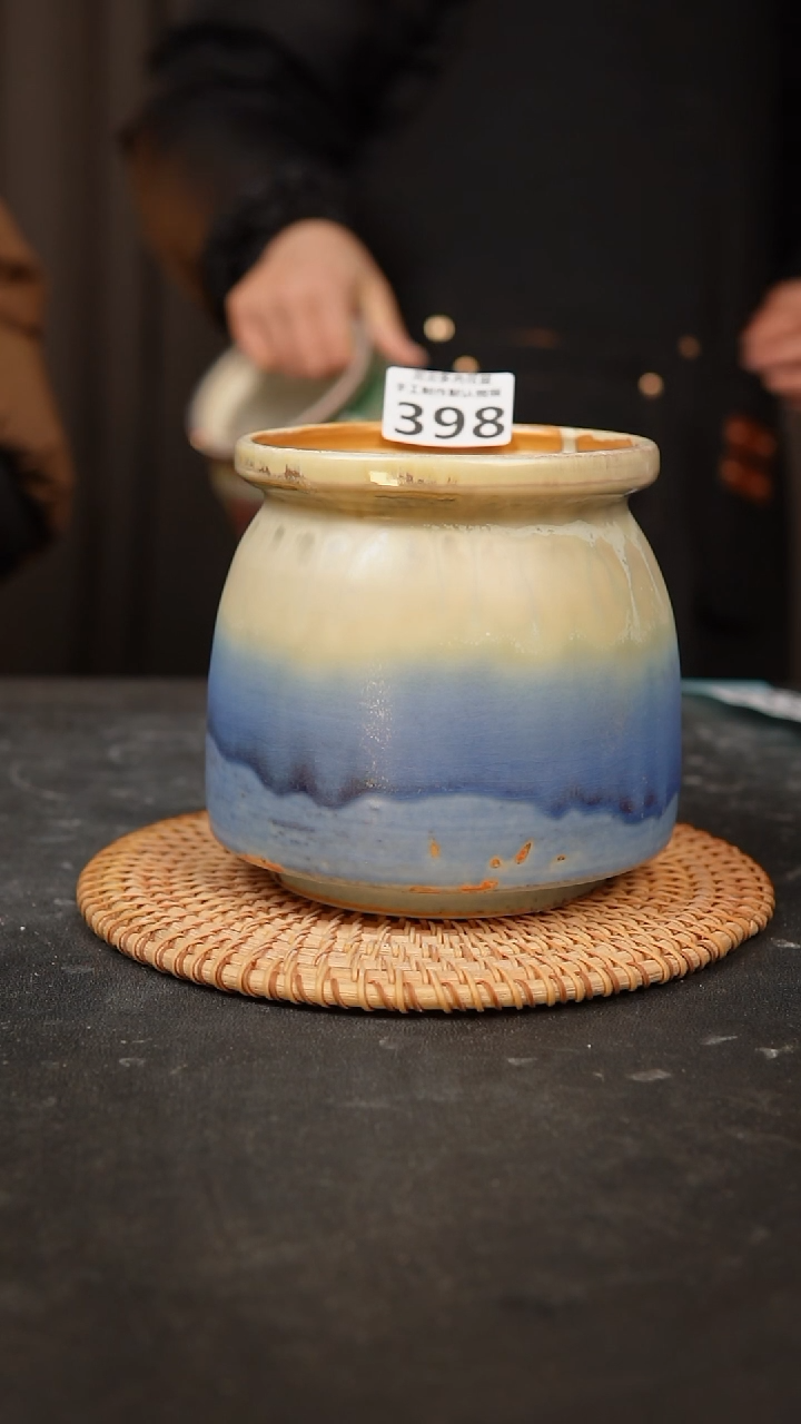 【闪购商品】瓷片景德镇手工陶瓷花盆次品