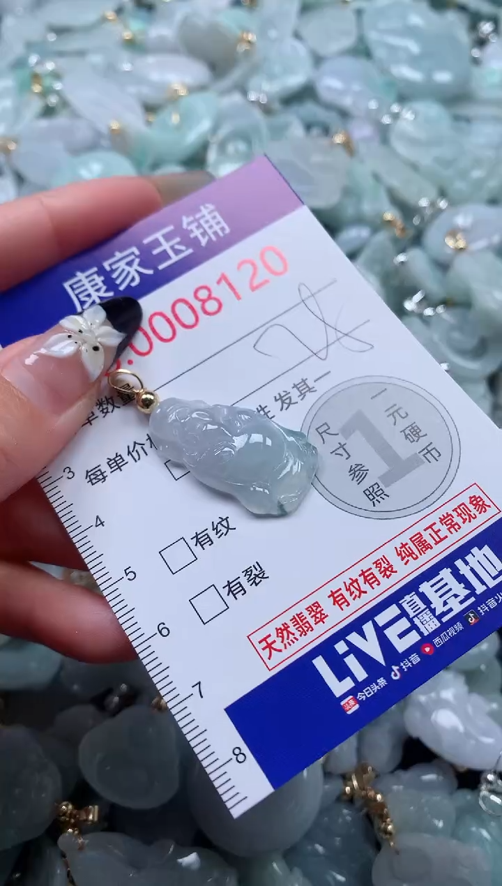 颈饰未镶嵌翡翠8120