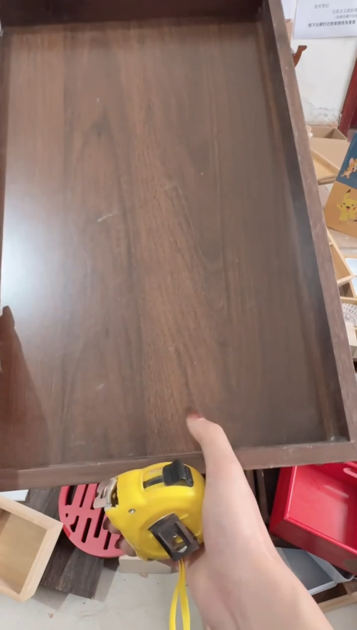 胡桃色大托盘微瑕拍下不退不换无售后