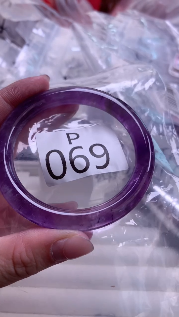 水晶珠宝半成品未镶嵌?*苇水晶手镯069-56