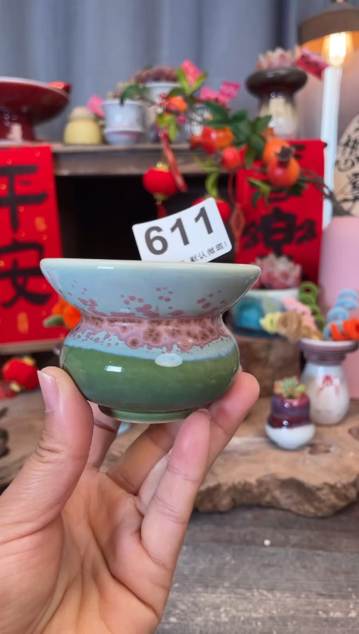 【闪购商品】摆件611知木小芳花盆