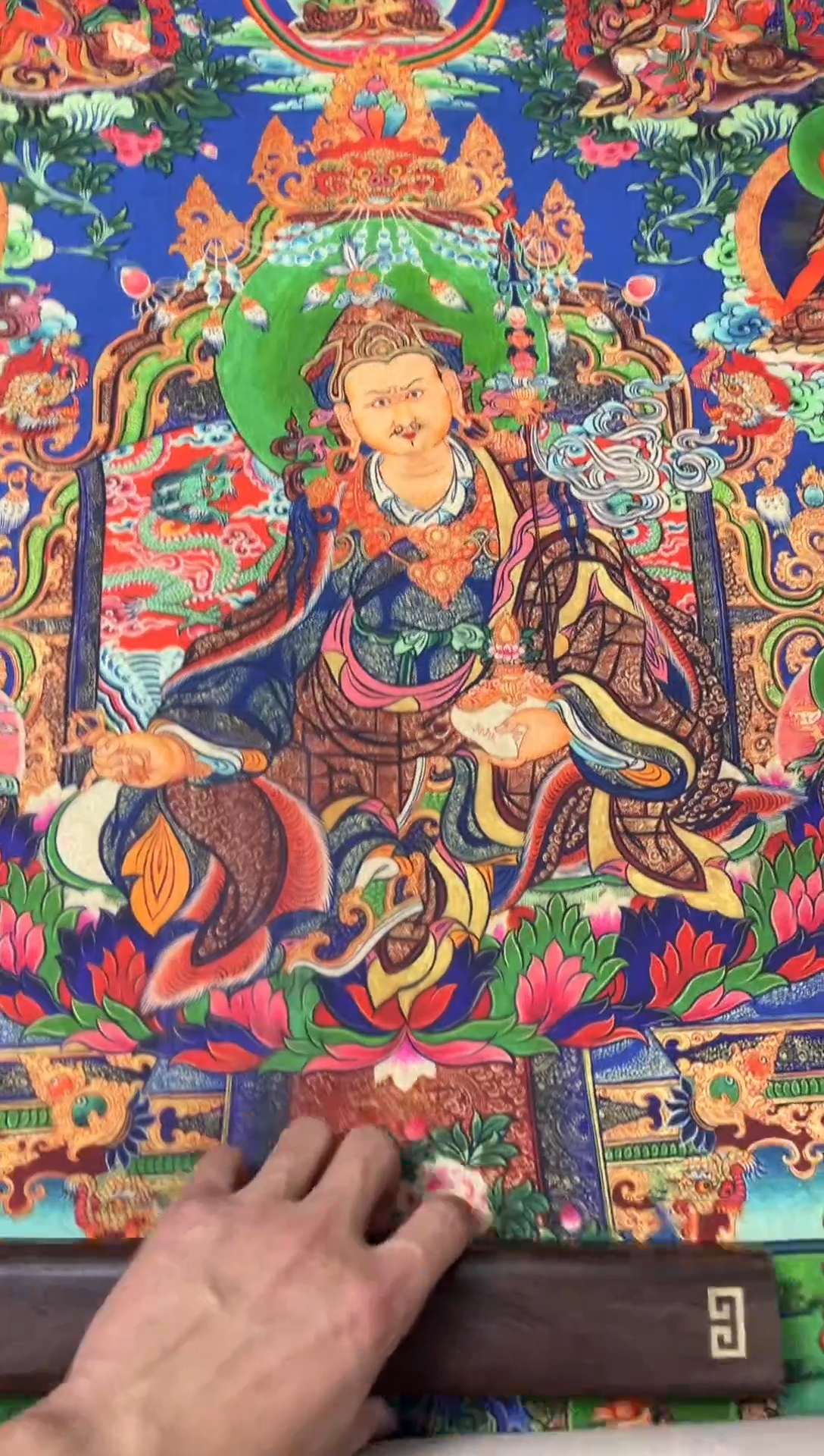 卷轴画老三的唐卡tk16