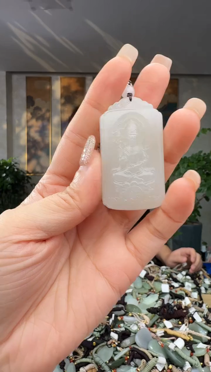 颈饰未镶嵌和田玉拍一发一多样性发货