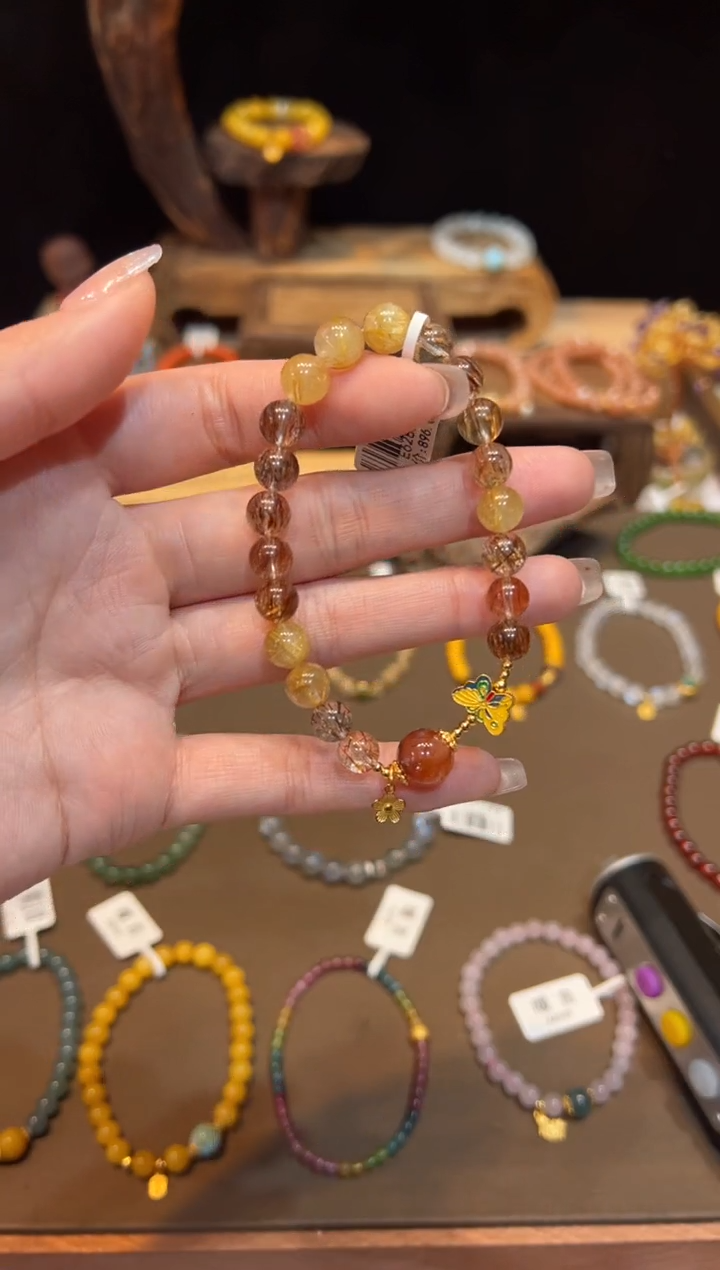 【闪购商品】水晶手链未镶嵌手饰@@E6288