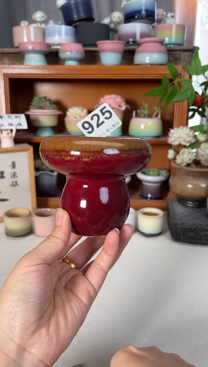 瓷片925知木小芳花盆