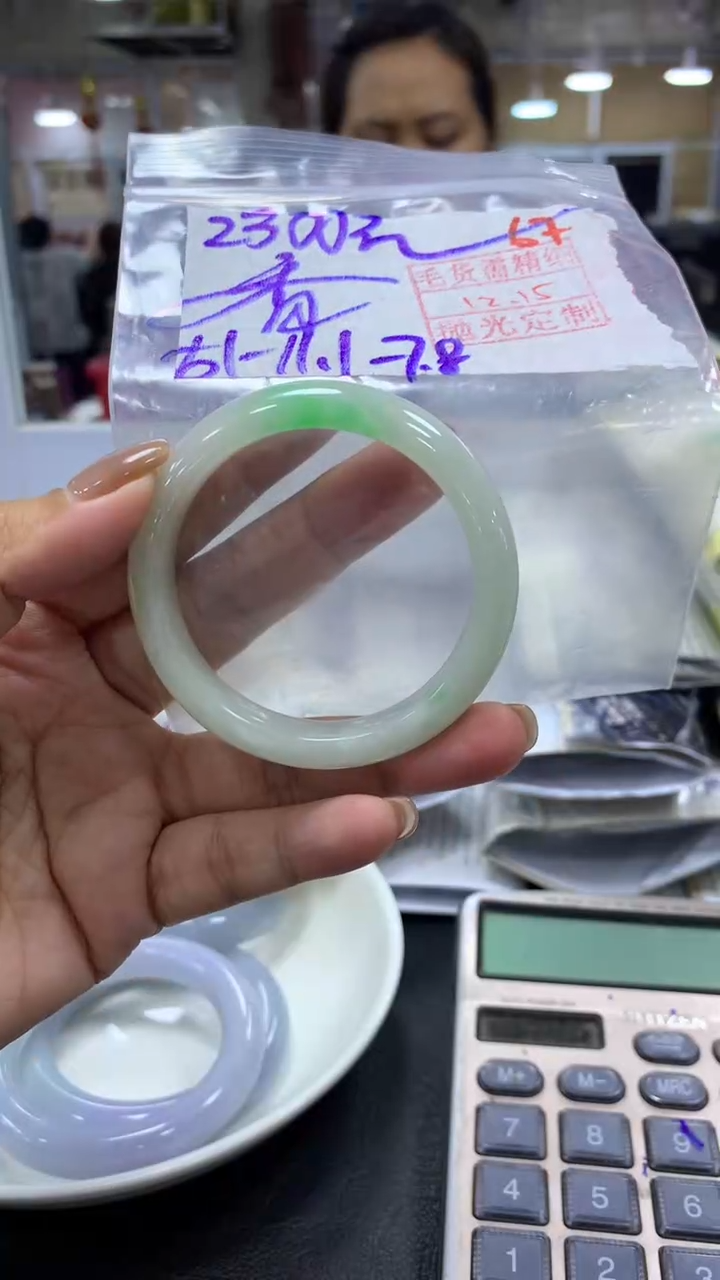 未镶嵌定制翡翠香毛货需精细抛光+拍一发一+67